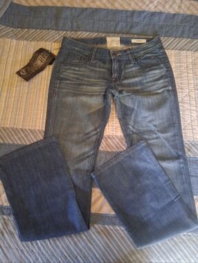 NWT Taverniti SO Manon Straight Leg Jeans Women’s Sz31 Dark Wash Premium Denim